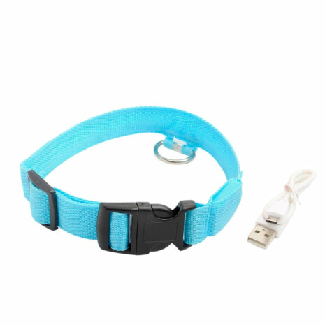 Dog Safety LED Collar - Blue / XXL 60-70 CM - Tribe of Pets