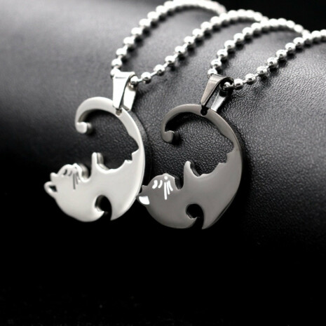 Yin Yang Cat Necklace - Tribe of Pets Yin Yang Cat Necklace - Tribe of Pets