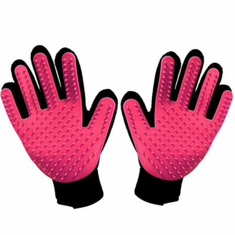 CleanMe™ Pet Grooming Gloves - Pink / A pair of gloves / Tribe of Pets Warehouse - Tribe of Pets