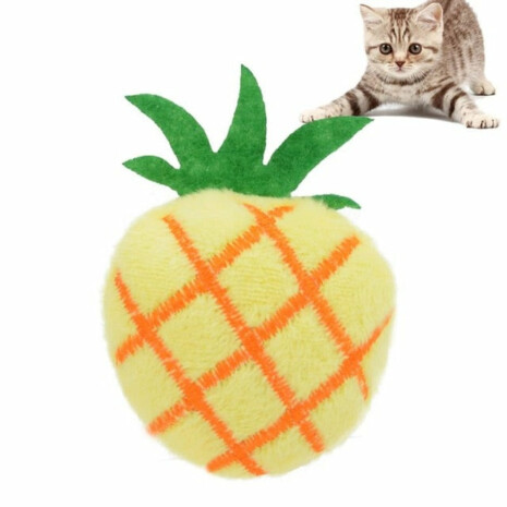 Soft Fish Cat Toy - Pineapple / S - Tribe of Pets