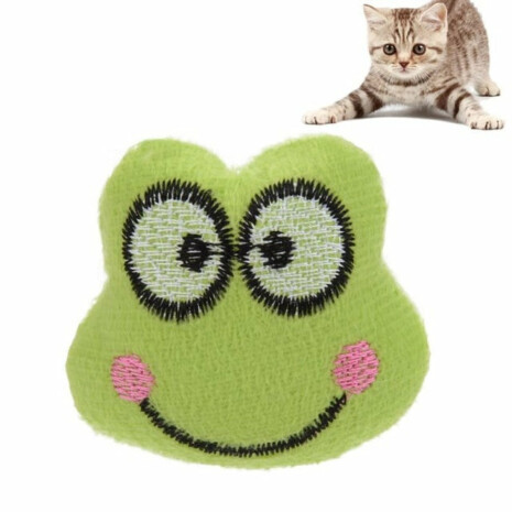 Soft Fish Cat Toy - Frog / S - Tribe of Pets