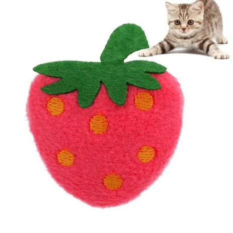 Soft Fish Cat Toy - Strawberry / S - Tribe of Pets Soft Fish Cat Toy - Strawberry / S - Tribe of Pets