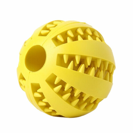 SlowFood™ Extra Durable Dog Ball - Yellow / S - 5cm - Tribe of Pets