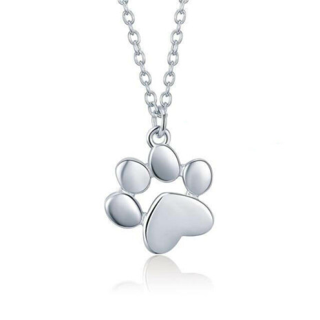TribePaw™ Necklace - Silver & Gold - Sterling Silver / Tribe of Pets Warehouse - Tribe of Pets
