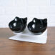 Design Cat Feeder Tray - Duo Black / Standard - Tribe of Pets