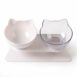 Design Cat Feeder Tray - Duo White & Transparent / Standard - Tribe of Pets