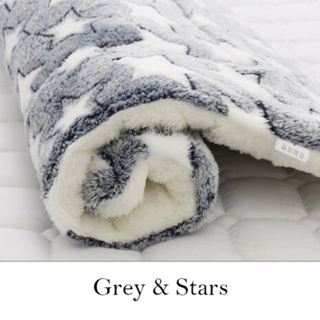 The Soft Pet Cuddle Blanket - Grey Stars / XS 32x25cm / Tribe of Pets Warehouse - Tribe of Pets The Soft Pet Cuddle Blanket - Grey Stars / XS 32x25cm / Tribe of Pets Warehouse - Tribe of Pets