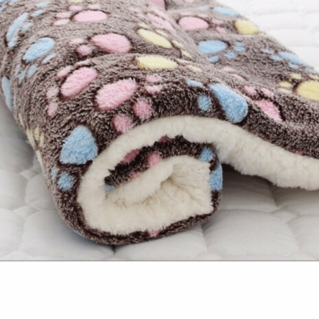 The Soft Pet Cuddle Blanket - Coffee Paw / XS 32x25cm / Tribe of Pets Warehouse - Tribe of Pets