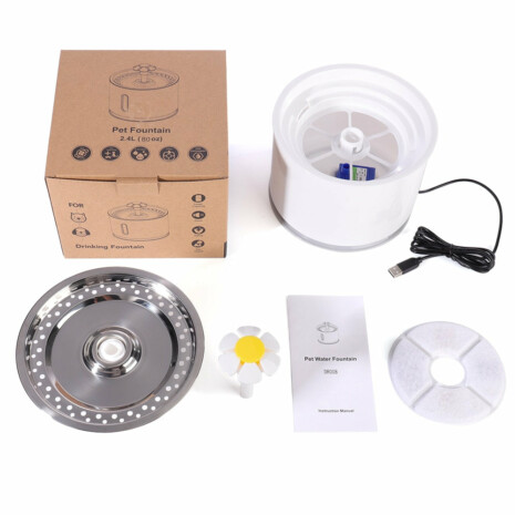 Automatic Pet Water Fountain for Cats and Dogs - Tribe of Pets Automatic Pet Water Fountain for Cats and Dogs - Tribe of Pets
