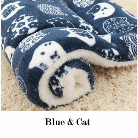 The Soft Pet Cuddle Blanket - Blue Cat / XS 32x25cm / Tribe of Pets Warehouse - Tribe of Pets
