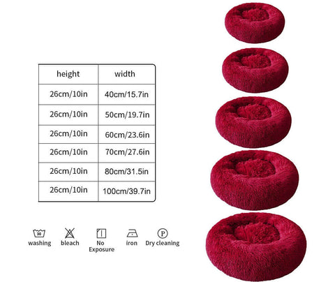 soft pet bed sizing chart - tribe of pets